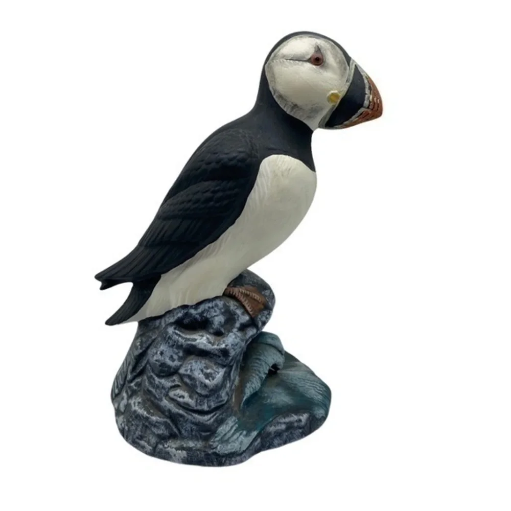 Atlantic Puffin Penquis Valley Milo, Maine Bird Porcelain Figurine